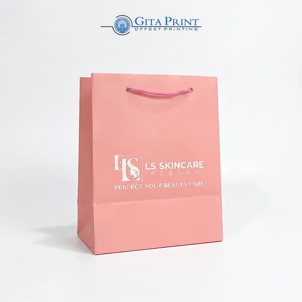 Paper Bag untuk produk brand LS Skin Care